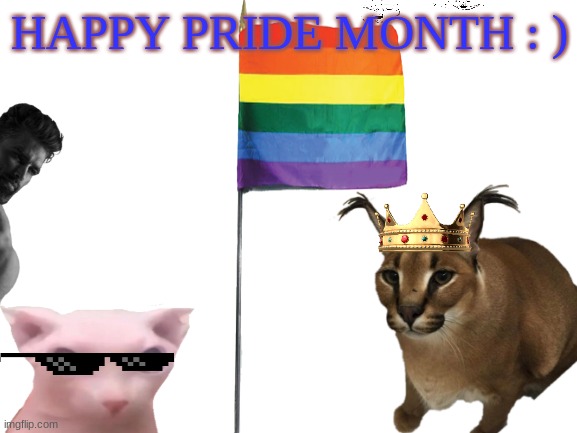 HAPPY PRIDE MONTH : ) | image tagged in pride month,pride | made w/ Imgflip meme maker