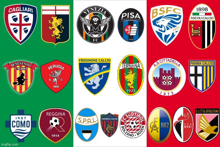 Italian Serie B 2022-2023 Season | image tagged in serie b,italy,calcio,2023 | made w/ Imgflip meme maker