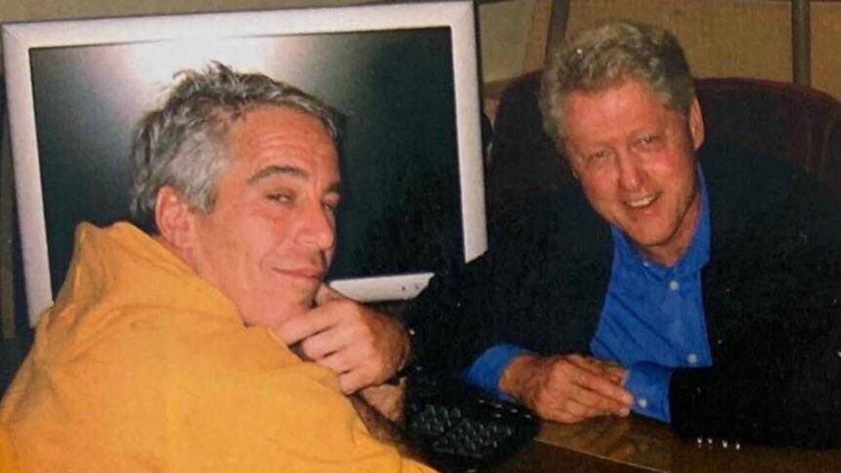 Epstein and Clinton Blank Meme Template