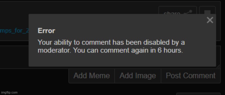 i called someone a pussy and now i got comment banned | made w/ Imgflip meme maker