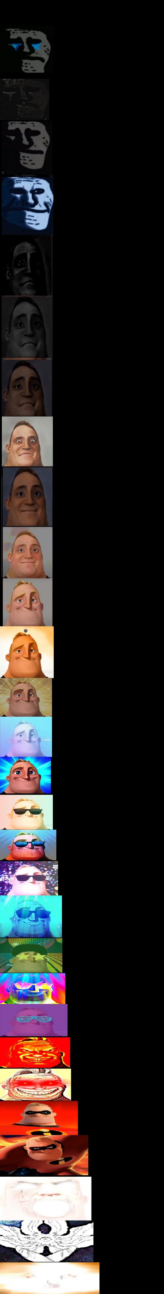 High Quality mr incredible becoming happy extended Blank Meme Template