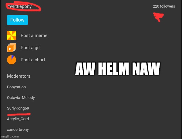 AW HELM NAW | made w/ Imgflip meme maker