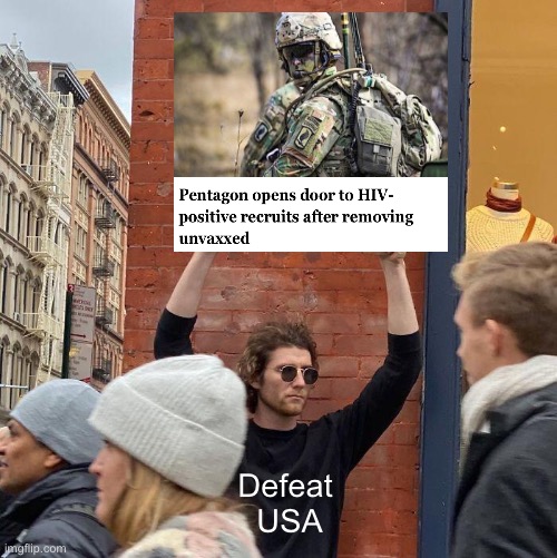 Purposely Compromising America’s Military.  FJB’s Legacy: the Destruction of USA - FJB VOTERS | Defeat 
USA | image tagged in memes,guy holding cardboard sign,every one of you fjb voters can kiss my ass,fjb,f progressives,we had a good thing | made w/ Imgflip meme maker