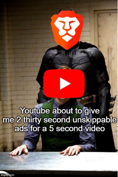 Look out Joker | image tagged in youtube,batman,uh oh | made w/ Imgflip meme maker