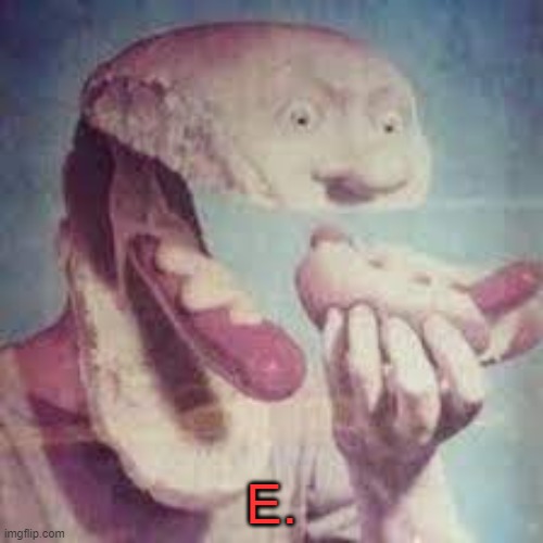E | E. | image tagged in e,memes | made w/ Imgflip meme maker