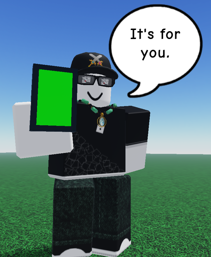 High Quality It's for you Blank Meme Template