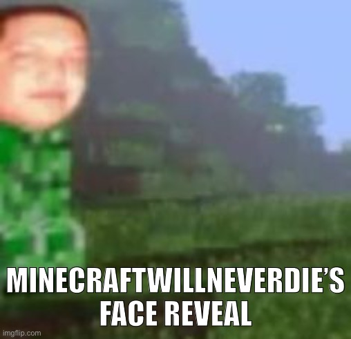 MINECRAFTWILLNEVERDIE’S FACE REVEAL | made w/ Imgflip meme maker