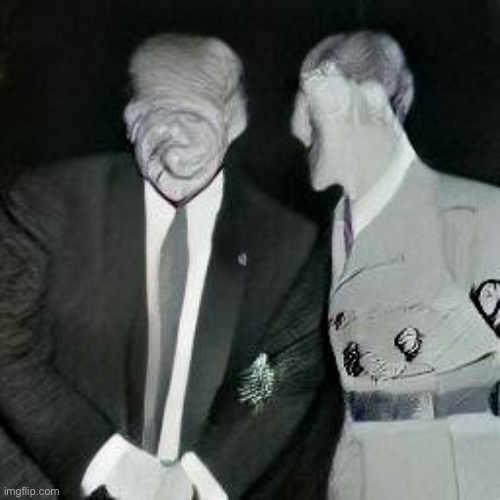 Remember when Donald Trump met Adolf Hitler in 1935 | made w/ Imgflip meme maker