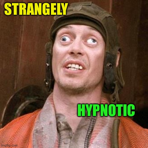 Cross eyed | STRANGELY HYPNOTIC | image tagged in cross eyed | made w/ Imgflip meme maker