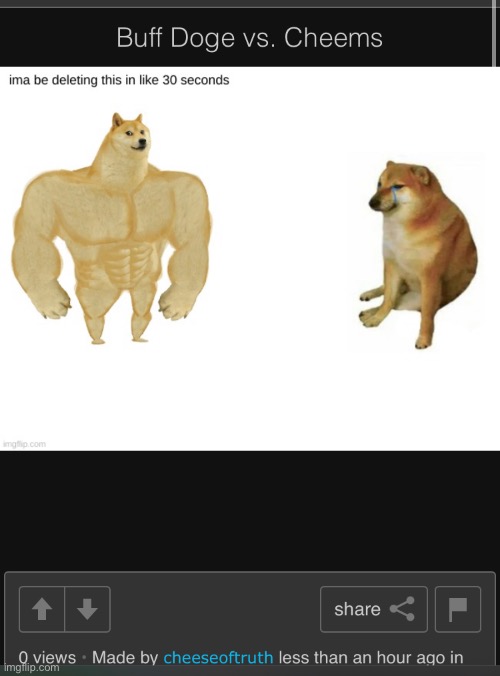 I screenshoted | made w/ Imgflip meme maker