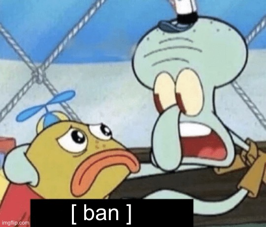 E | [ ban ] | image tagged in racial slurs | made w/ Imgflip meme maker