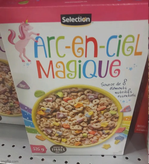 Arc en Ciel Magique French Cereal | image tagged in arc en ciel magique french cereal | made w/ Imgflip meme maker