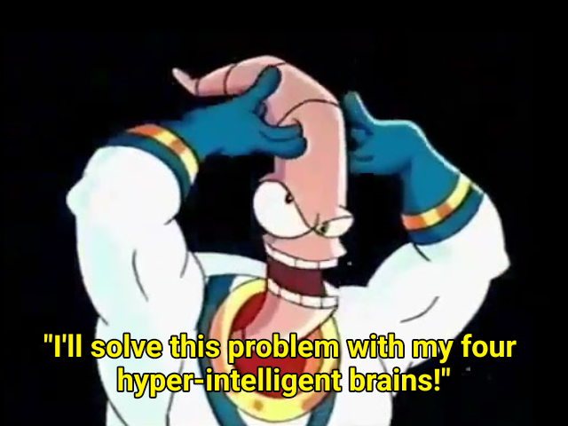 High Quality I'll solve this problem with my four hyper-intelligent brains Blank Meme Template