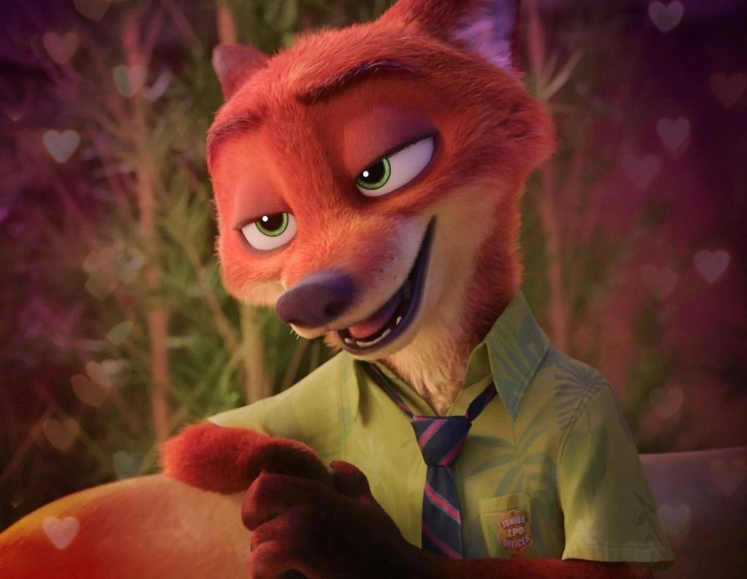 Charming Nick Wilde Blank Meme Template