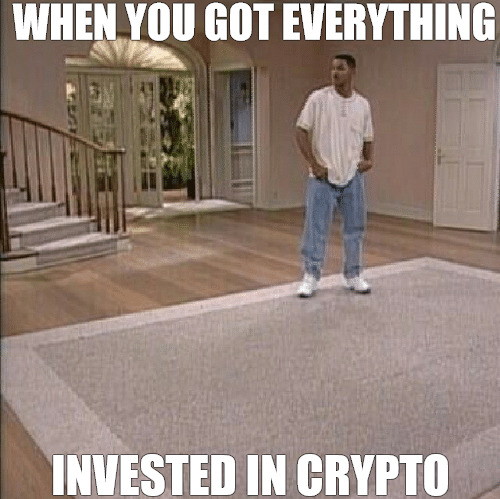 THEY TOOK IT ALL | WHEN YOU GOT EVERYTHING; INVESTED IN CRYPTO | image tagged in fresh prince | made w/ Imgflip meme maker