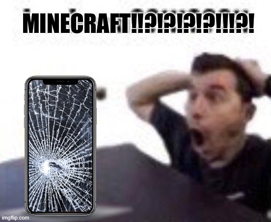 MINECRAFT!!?!?!?!?!!!?! | made w/ Imgflip meme maker