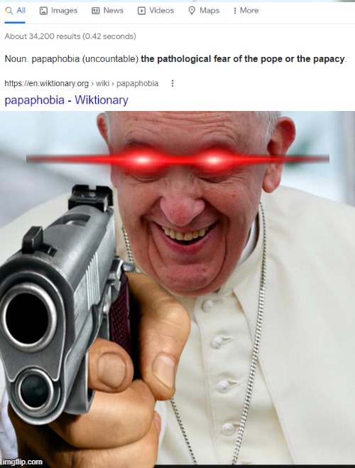 upvote or francis will be under your bed | image tagged in fear,pope | made w/ Imgflip meme maker