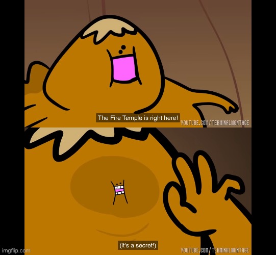 Pepto Bismol the goron is my new favorite character in the terminalmontage universe | made w/ Imgflip meme maker