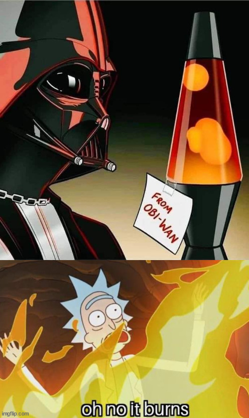 This burns me up | image tagged in oh no it burns rick and morty | made w/ Imgflip meme maker