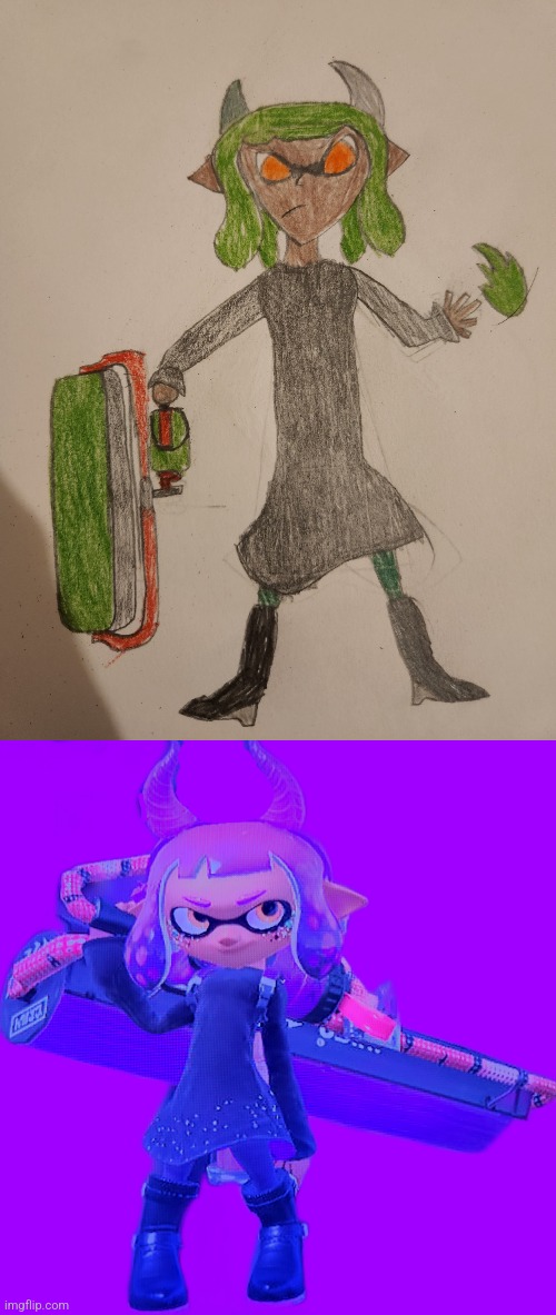 Both pictures are pictures of Inkmatas | made w/ Imgflip meme maker