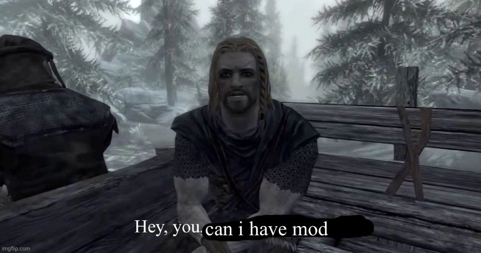 i moderate msmg and i really like skyrim | can i have mod | image tagged in you're finally awake | made w/ Imgflip meme maker