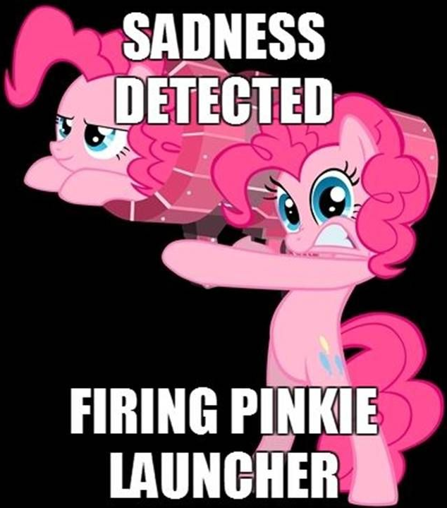 Pinkie launcher Blank Meme Template