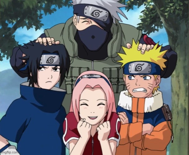 Naruto Team 7 | image tagged in naruto team 7 | made w/ Imgflip meme maker