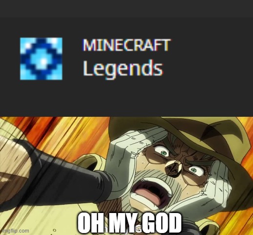 INCOMING!!!!! | OH MY GOD | image tagged in minecraft | made w/ Imgflip meme maker