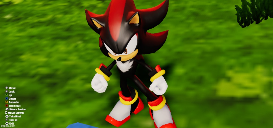 I'll be releasing some Sonic GT screenshots here | image tagged in shadow the hedgehog | made w/ Imgflip meme maker