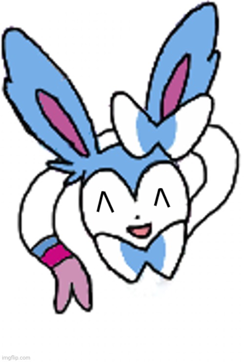 Sylveon (laughing) | image tagged in sylveon laughing | made w/ Imgflip meme maker