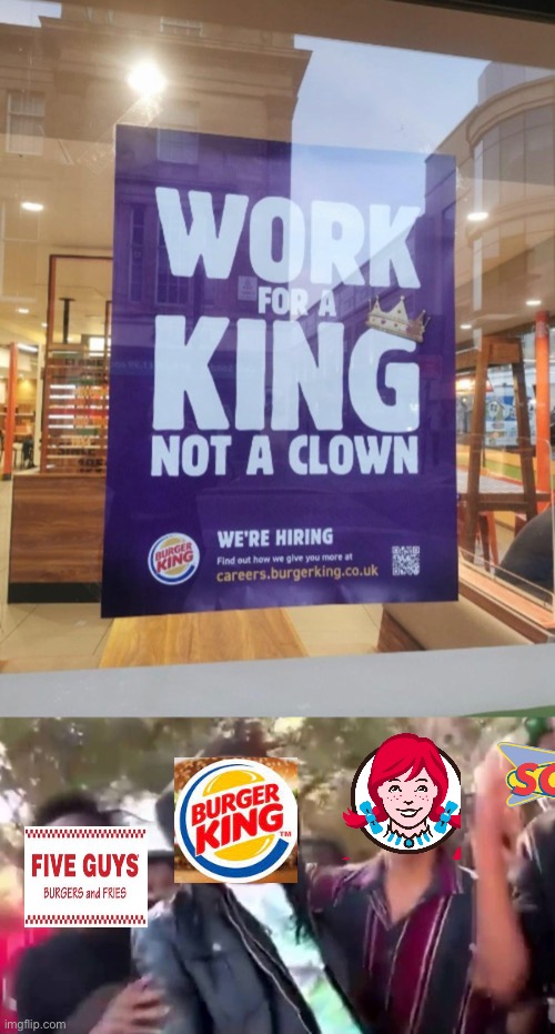 Burger King just owned McDonald's | image tagged in ohhhhhhhhhhhh,burger king,funny,memes,oh wow are you actually reading these tags,ronald mcdonald | made w/ Imgflip meme maker