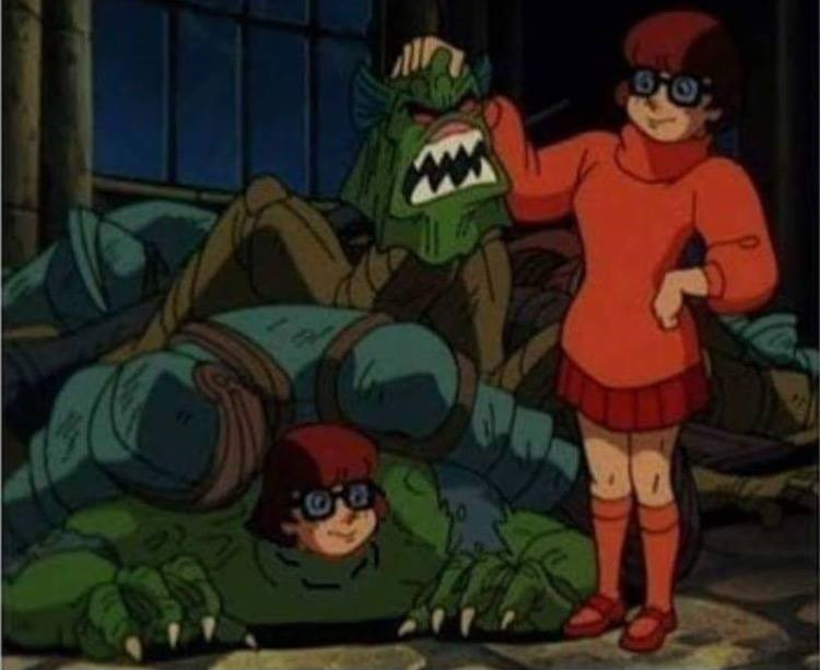 High Quality Velma unmasking Blank Meme Template