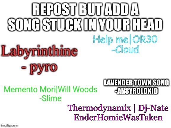 Thermodynamix | Dj-Nate
EnderHomieWasTaken | made w/ Imgflip meme maker