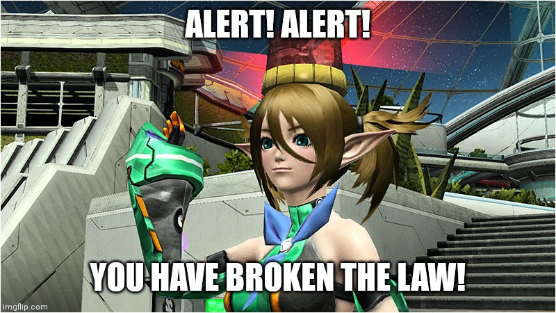 Officer Pati | ALERT! ALERT! YOU HAVE BROKEN THE LAW! | image tagged in officer pati | made w/ Imgflip meme maker