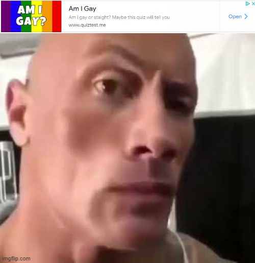 why is this an ad | image tagged in the rock eyebrows | made w/ Imgflip meme maker