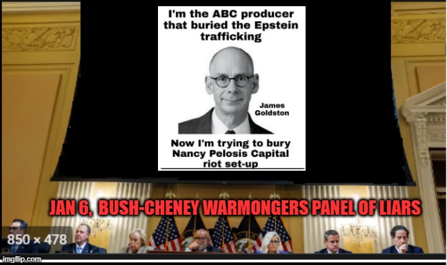 Jan 6 Bush-Cheney Warmonger's Panel of Liars | JAN 6,  BUSH-CHENEY WARMONGERS PANEL OF LIARS | image tagged in jan 6 biased unselect committee wasting more us tax payer money | made w/ Imgflip meme maker