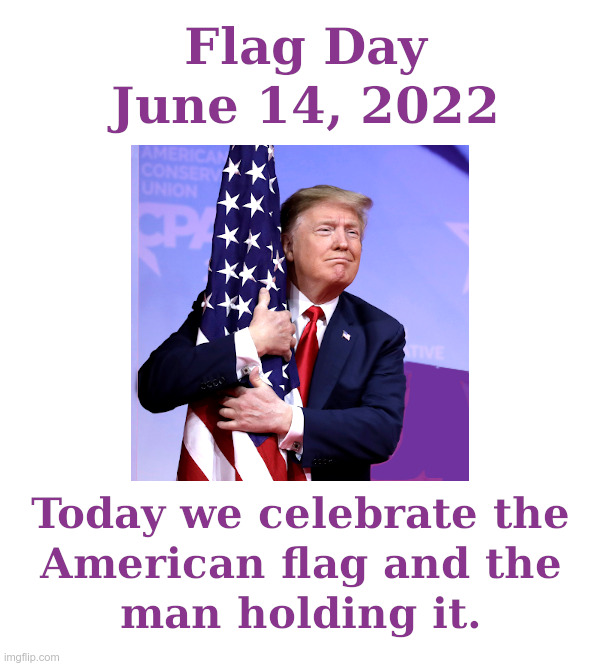 Flag Day, June 14, 2022 | image tagged in flag day,american flag,celebration,patriotism,donald trump approves,donald trump | made w/ Imgflip meme maker