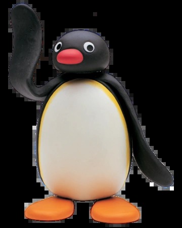 High Quality Pingu waving Blank Meme Template
