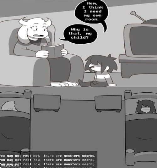 Day seven of posting deltarune comics | made w/ Imgflip meme maker