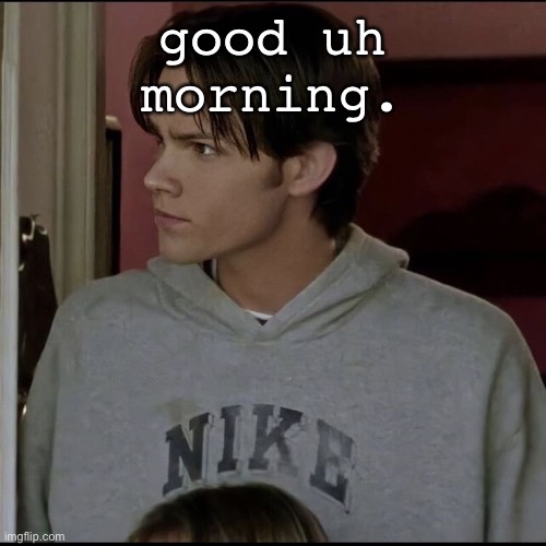 jared | good uh
morning. | image tagged in jared | made w/ Imgflip meme maker