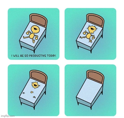 Productive | image tagged in comics,comic,comics/cartoons,productive,life,bed | made w/ Imgflip meme maker
