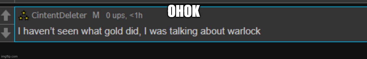 Thanks for clarifying | OHOK | made w/ Imgflip meme maker