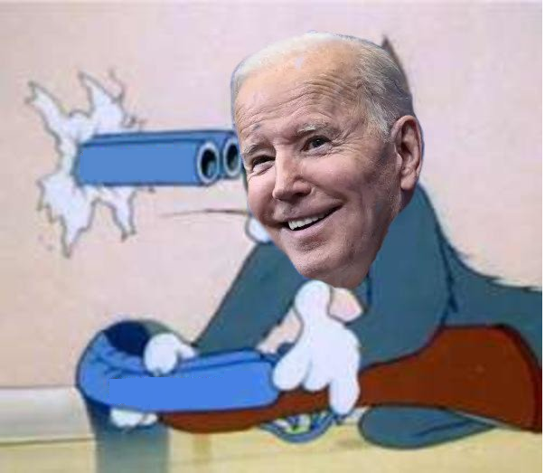 High Quality Biden tom shotgun Blank Meme Template