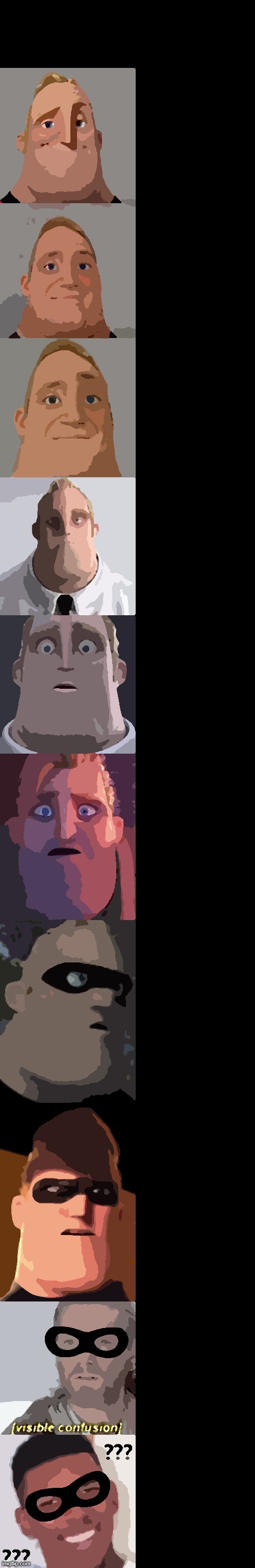 smart posterize | image tagged in mr incredible becoming confused | made w/ Imgflip meme maker