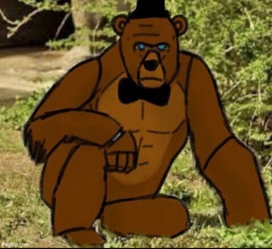 Harambe  fazbear | made w/ Imgflip meme maker
