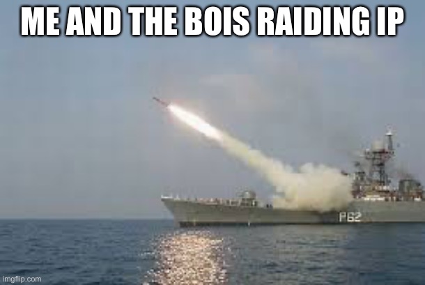 Destroyers | ME AND THE BOIS RAIDING IP | image tagged in destroyers | made w/ Imgflip meme maker