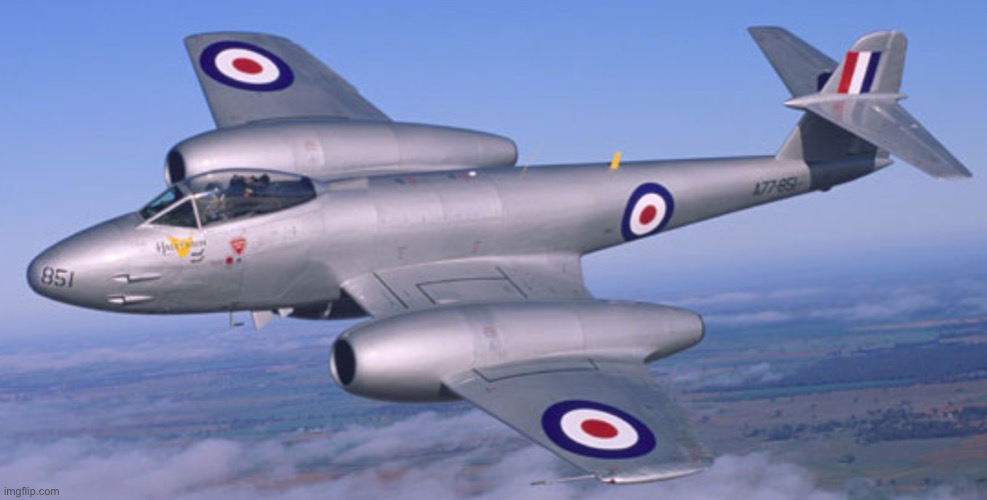 Gloster Meteor | image tagged in gloster meteor | made w/ Imgflip meme maker