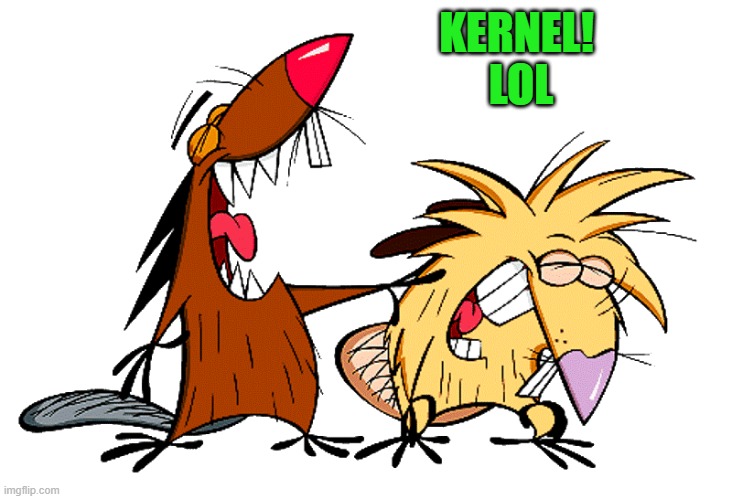 angry beavers | KERNEL! 
LOL | image tagged in angry beavers | made w/ Imgflip meme maker