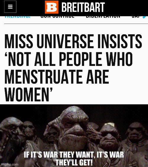 Miss Universe Declares War | image tagged in miss universe,fifth element,war,gender | made w/ Imgflip meme maker