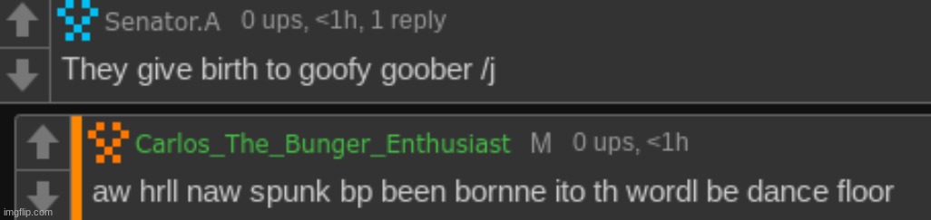 translation: aw hell naw spunch bop being born into the world by danish | made w/ Imgflip meme maker